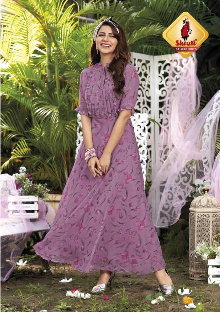 Designer Floor Touch Gown With Handwork Latest Price, Designer Floor Touch  Gown With Handwork Manufacturer in Surat