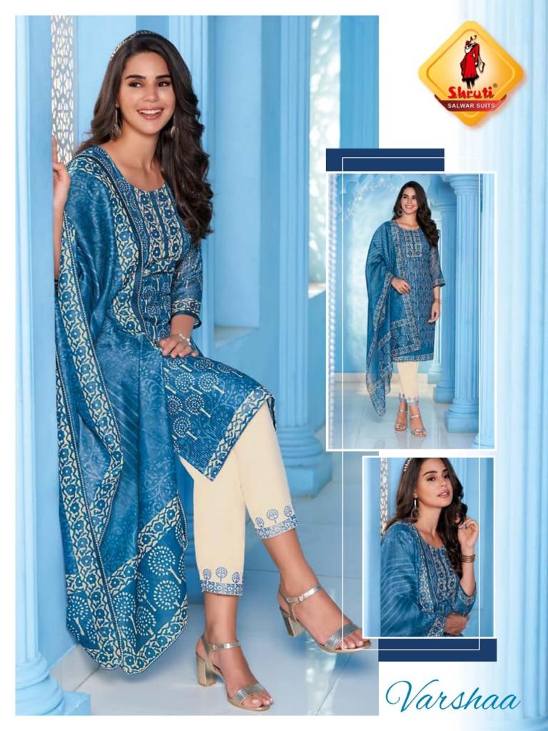 Shruti Suits Aura Georgette Beautiful Designer Ready Made Suits Wholesaler  Surat