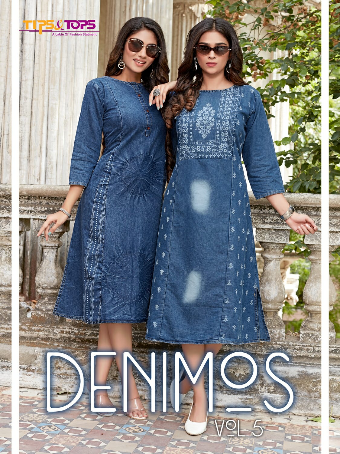 Women denim kurti new design