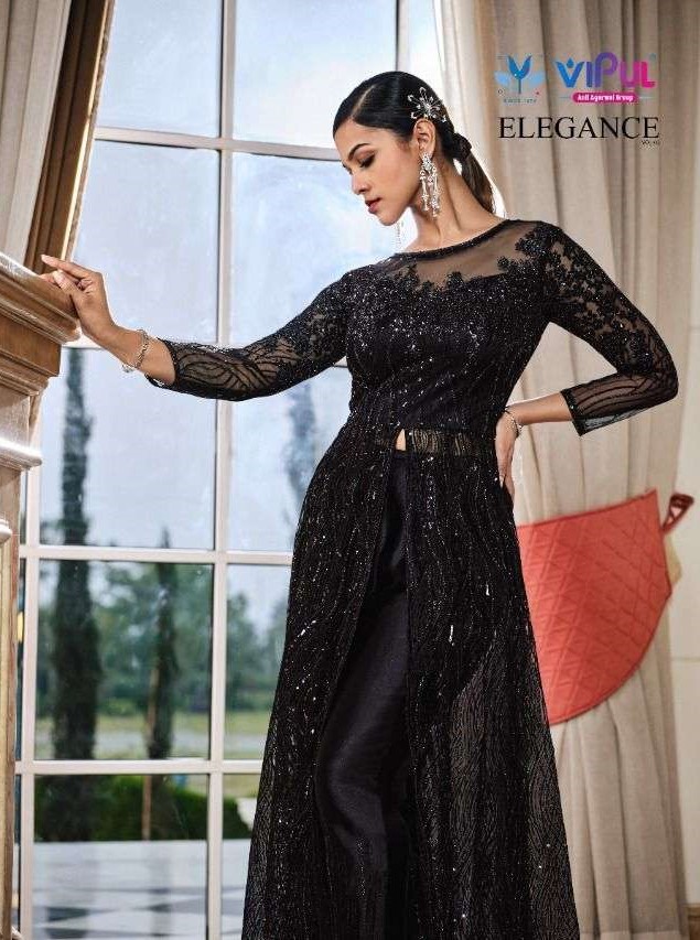 Latest Design Heavy Work Net Party Wear Long Gown